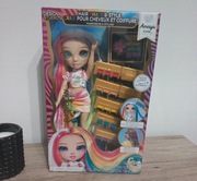 Rainbow High lalka ruchoma kreda farbowanie włosów spinki mała modnisia 