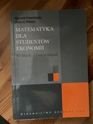 Matematyka dla studentów Ekonomii - Antoniewicz Misztal