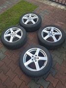 Opel Astra J 17" 4x115 4 felgi z oponami zimowymi Uniroyal