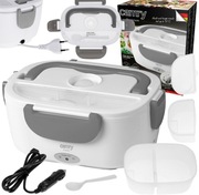 LUNCH BOX ELEKTRYCZNY PODGRZEWANY TERMOS POJEMNIK OBIADOWY CAMRY 230/12V