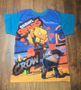 Koszulka chłopięca t-shirt Brawl Stars kruk rozmiar 146