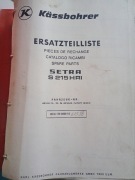 SETRA S 215 Katalog Części Autobus Kassbohrer Autokar Spare Parts mikrofilm