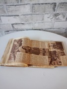 Stary zeszyt z wycinkami z gazet  Opowieści filmowe  lata 30 i 40