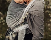 Chusta do noszenia LennyLamb tkana splotem jodełkowym rozm XS 3.6m