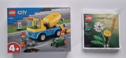 60325 LEGO CITY CIĘŻARÓWKA Z BETONIARKĄ + NOWE Botanicals Kwiaty GRATIS !!!
