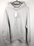 Bluza z kapturem baleaf L szara ocieplana kangurka casual