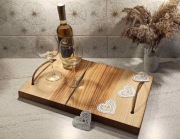 Duża deska do serwowania jesion żywica