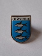 Herb miasta Giżycko przypinka pin odznaka wpinka