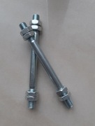 Komplet osiowy do koła taczki 12mm 