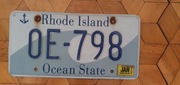 Rhode Island tablica rejestracyjna usa oryginal