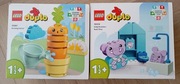 Zestaw LEGO Duplo 10413 i 10981 czas kąpieli i rosnąca marchewka