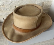 Klasyczny kapelusz męski Henschel Skully r.L skóra