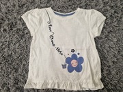 Rozm 122 koszulka bluzka z krótkim rękawem dla dziewczynki 