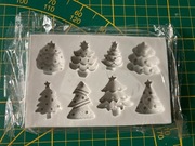 Foremka silikonowa do odlewów - dekor, choinka ,Boże Narodzenie.