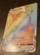 Karta Pokemon Pikachu VMax Rainbow Kolorowa