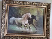OBRAZ KONIE W GALOPIE