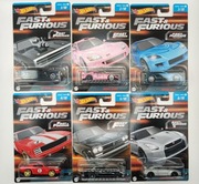 Hot Wheels Cały Set  kolekcja 10 sztuk Fast&Furious Szybcy Honda S2000 