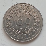 Surinam - 100 cent - 1989r. 