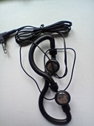 Słuchawki przewodowe douszne jack 3,5 mm 3pin. Czarne.