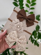 Nowy Zestaw opasek bezuciskowych boho sesja boże narodzenie prezent 