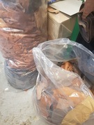 Wypełniacz do worków bokserskich, Skóra naturalna, kawałki skór