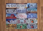 Amerykańskie tablice rejestracyjne - Tablice Usa - zestaw 24 szt.