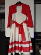 Sukienka plus bolerko