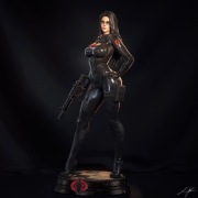 Figurka druk 3D żywica " Baroness - F1634 " - 120 mm