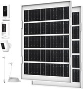 3 Panele słoneczne do kamer pierścieniowych 5V7W z kablem 4 m, ip65