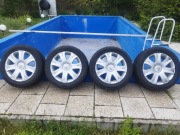 Felgi aluminiowe 4x108 + opony 205/55/16R