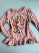 SINSAY BLUZKA DŁUGI RĘKAW PSI PATROL SKY R.110