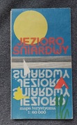 Mapa turystyczna jezioro Śniardwy 1984