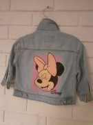 Kurtka jeansowa zara Mickey dla dziewczynki 86