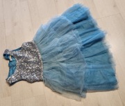 strój królewna elza elzy sukienka 180