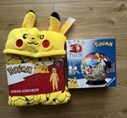 Zestaw Pokémon: puzzle kula 3D + kombinezon 3-4 lata