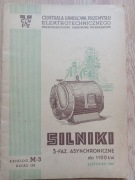 Silniki 3-Faz.Asynchroniczne Katalog M-3 1949  rok.
