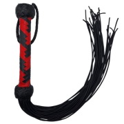 Flogger ze skóry naturalnej - twarde cienkie rzemienie, a końcówki jak igły