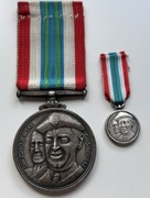 Medal Armii Polskiej we Francji - Polski ruch oporu z miniaturką