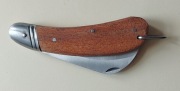 Nóż składany monterski ogrodowy SIERPAK – stal nierdzewna, 19cm.