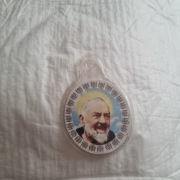 Obrazek zalaminowany relikwia o.Pio z San Giovanni Rotondo.Obrazrk nadaje s