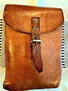 Kultowa męska skórzana torebka do paska Vintage