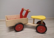 Drewniany rowerek riksza