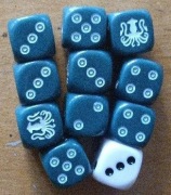 A song od ice and fire Greyjoy faction dice 