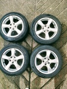 Sprzedam albo zamienię na coś ciekawego alufelgi z oponami 