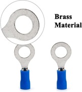 Izolowany zacisk konektor łącznik oczkowy Zaciski przewodów 100 szt