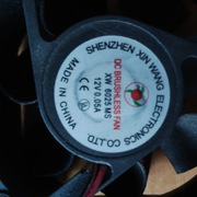 Wentylator DC BRUSHLESS FAN XW 6025 MŚ 12V 0.05A
