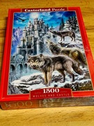 Puzzle Wolves and castle 1500 elementów Wilki Castorland