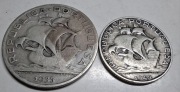 Monety srebro Portugalia escudos 5 1933 2,5 1943 
