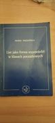 List jako forma wypowiedzi w kl. początkowych 