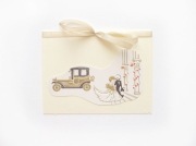 ecru kartka na ślub, ślub kartka bez życzeń, kremowa kartka z okazji ślubu